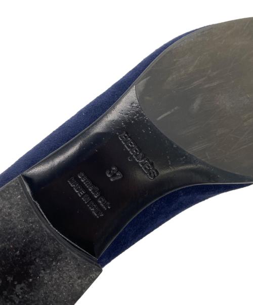 HERMES（エルメス）HERMES (エルメス) カシン・ロワイヤル スエードローファー ネイビー サイズ:37の古着・服飾アイテム