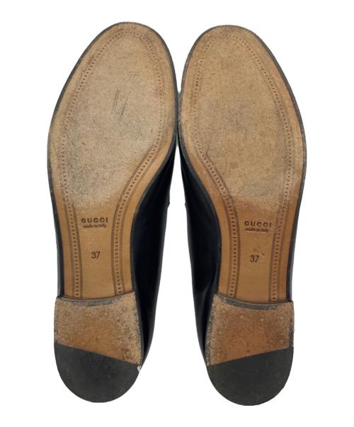 GUCCI（グッチ）GUCCI (グッチ) ホースビットローファー ブラック サイズ:UK3の古着・服飾アイテム