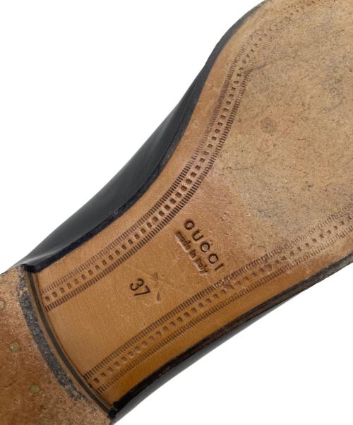 GUCCI（グッチ）GUCCI (グッチ) ホースビットローファー ブラック サイズ:UK3の古着・服飾アイテム