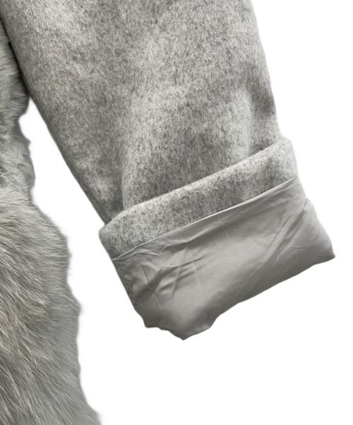 Vesgioia（ベスジョーヤ）Vesgioia (ベスジョーヤ) ファーコート グレー サイズ:FREEの古着・服飾アイテム