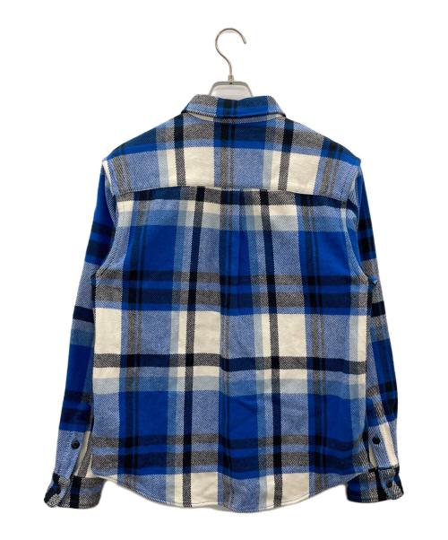 A BATHING APE（ア ベイシング エイプ）A BATHING APE (ア ベイシング エイプ) CHECK RELAXED FIT SHIRT ブルー サイズ:Sの古着・服飾アイテム