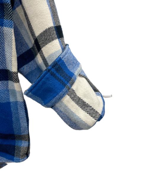 A BATHING APE（ア ベイシング エイプ）A BATHING APE (ア ベイシング エイプ) CHECK RELAXED FIT SHIRT ブルー サイズ:Sの古着・服飾アイテム