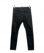 Hysteric Glamourヒステリックグラマー）の古着「セルビッチスキニーパンツ」｜ブラック