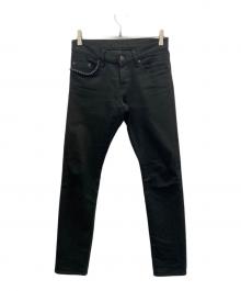 Hysteric Glamour（ヒステリックグラマー）の古着「セルビッチスキニーパンツ」｜ブラック