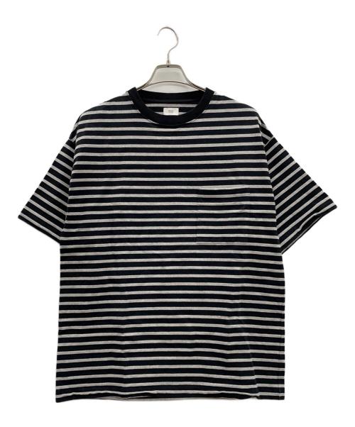 RHC Ron Herman（アールエイチシー ロンハーマン）RHC Ron Herman (アールエイチシー ロンハーマン) ボーダーTシャツ ブラック×グレー サイズ:Ｍの古着・服飾アイテム