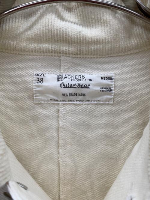 BACKERS（バッカーズ）BACKERS (バッカーズ) カバーオール アイボリー サイズ:38の古着・服飾アイテム