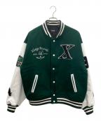 X-LARGEエクストララージ）の古着「OGロゴバーシティジャケット」｜グリーン