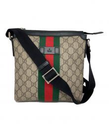 GUCCI（グッチ）の古着「GGスプリームショルダーバッグ」｜ベージュ