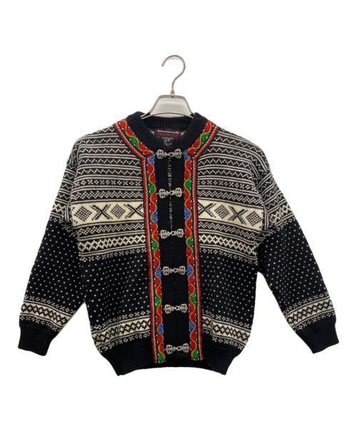 norwool（ノーウール）NORWOOL (ノーウール) 80‘S古着カーディガン ブラック サイズ:10/12の古着・服飾アイテム