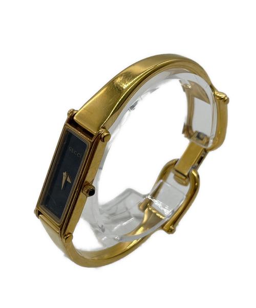 GUCCI（グッチ）GUCCI (グッチ) リストウォッチ ブラックの古着・服飾アイテム