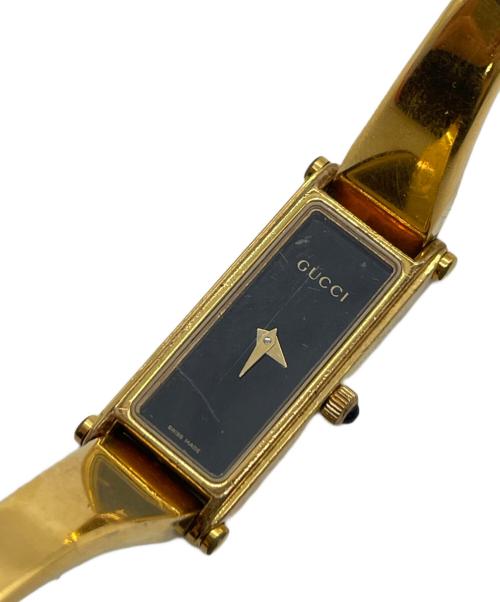 GUCCI（グッチ）GUCCI (グッチ) リストウォッチ ブラックの古着・服飾アイテム