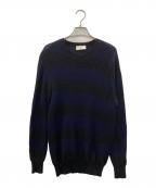 maison kitsuneメゾンキツネ）の古着「ニット」｜ネイビー