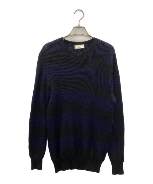 maison kitsune（メゾンキツネ）maison kitsune (メゾンキツネ) ニット ネイビー サイズ:Ｍの古着・服飾アイテム