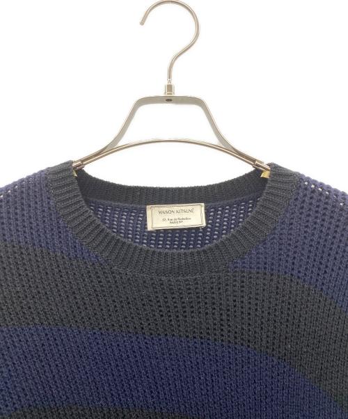 maison kitsune（メゾンキツネ）maison kitsune (メゾンキツネ) ニット ネイビー サイズ:Ｍの古着・服飾アイテム