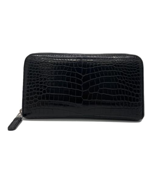 その他ブランド（ソノタブランド）その他ブランド (ソノタブランド) 長財布 ブラックの古着・服飾アイテム