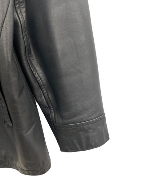 OLD GAP（オールドギャップ）OLD GAP (オールドギャップ) レザーカーコート ブラック サイズ:XLの古着・服飾アイテム