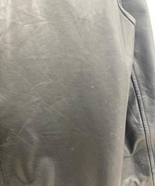 OLD GAP（オールドギャップ）OLD GAP (オールドギャップ) レザーカーコート ブラック サイズ:XLの古着・服飾アイテム