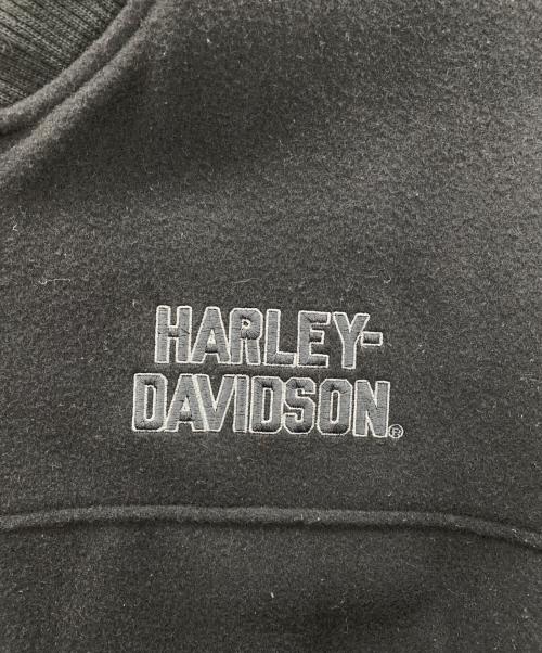 HARLEY-DAVIDSON（ハーレーダビッドソン）HARLEY-DAVIDSON (ハーレーダビッドソン) ブルゾン ブラック サイズ:Lの古着・服飾アイテム