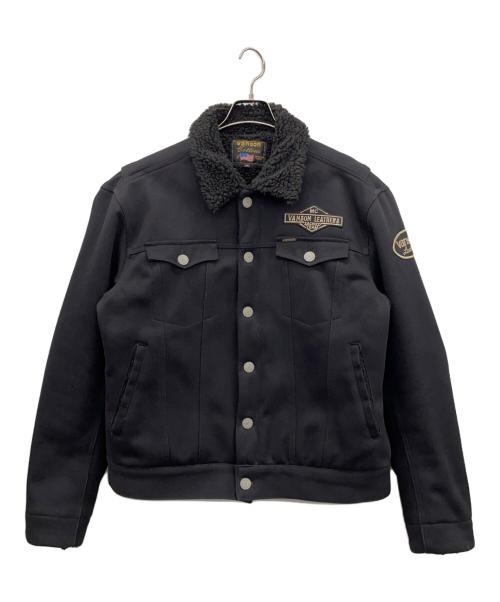 VANSON（バンソン）VANSON (バンソン) 裏ボアジャケット ブラック サイズ:XLの古着・服飾アイテム