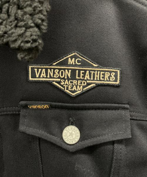 VANSON（バンソン）VANSON (バンソン) 裏ボアジャケット ブラック サイズ:XLの古着・服飾アイテム