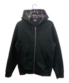stussy（ステューシー）の古着「ジップパーカー」｜ブラック