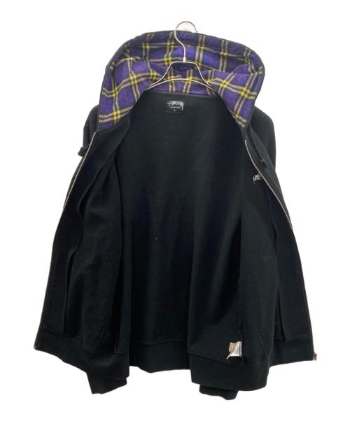 stussy（ステューシー）stussy (ステューシー) ジップパーカー ブラック サイズ:Lの古着・服飾アイテム