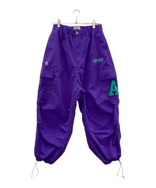 A'gem（エージェム）A'gem (エージェム) ナイロンカーゴパンツ パープル サイズ:FREEの古着・服飾アイテム