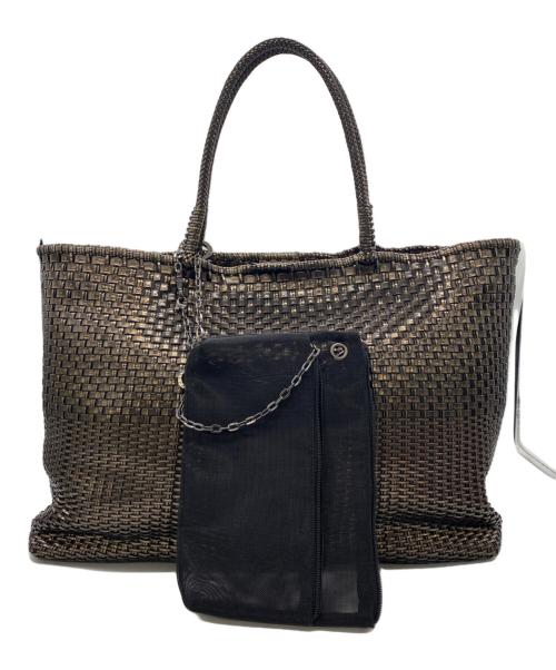 ANTEPRIMA（アンテプリマ）ANTEPRIMA (アンテプリマ) カゴバッグ ブラウンの古着・服飾アイテム