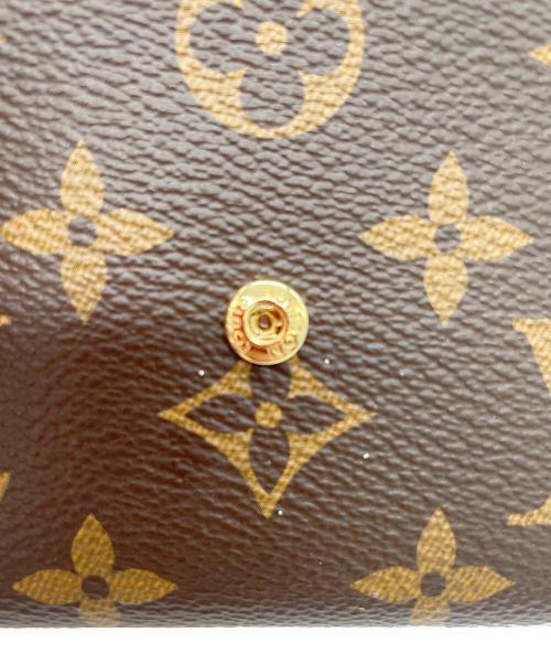 LOUIS VUITTON（ルイ ヴィトン）LOUIS VUITTON (ルイ ヴィトン) ボルトフォイユ・ヴィクトリーヌ ブラウン×ピンクの古着・服飾アイテム