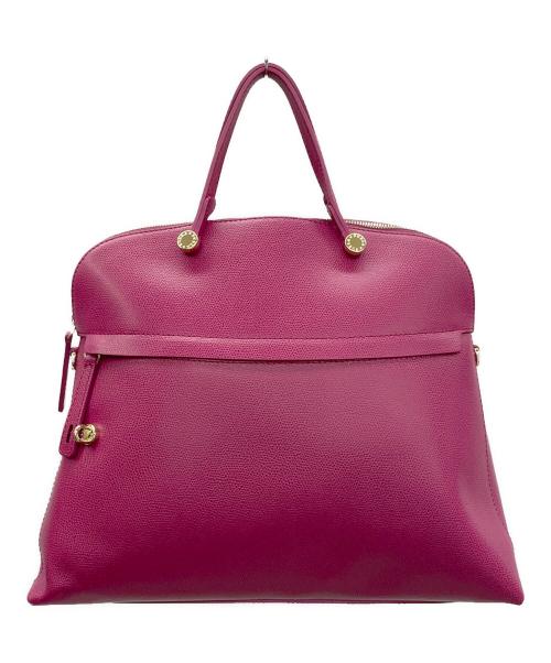 FURLA（フルラ）FURLA (フルラ) 2wayハンドバッグ ショッキングピンクの古着・服飾アイテム