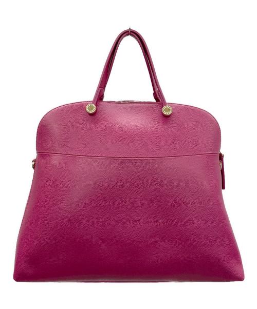 FURLA（フルラ）FURLA (フルラ) 2wayハンドバッグ ショッキングピンクの古着・服飾アイテム