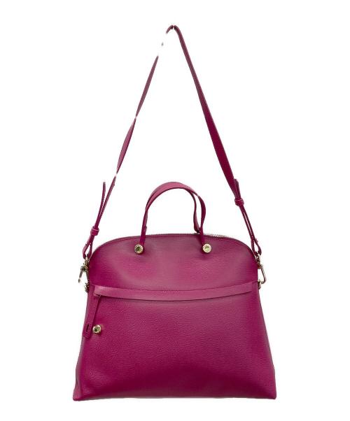 FURLA（フルラ）FURLA (フルラ) 2wayハンドバッグ ショッキングピンクの古着・服飾アイテム
