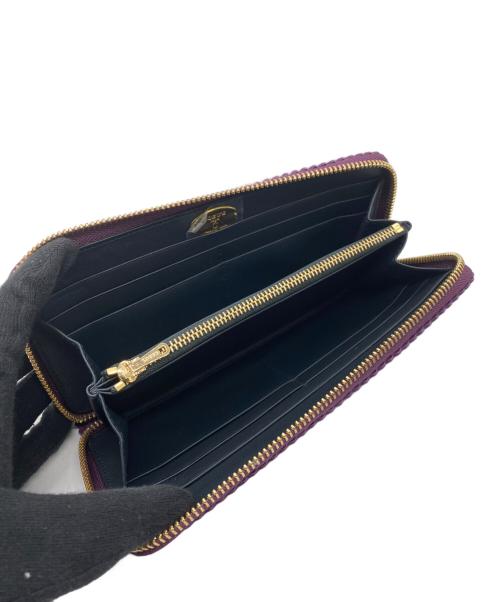 LOEWE（ロエベ）LOEWE (ロエベ) 長財布 パープルの古着・服飾アイテム