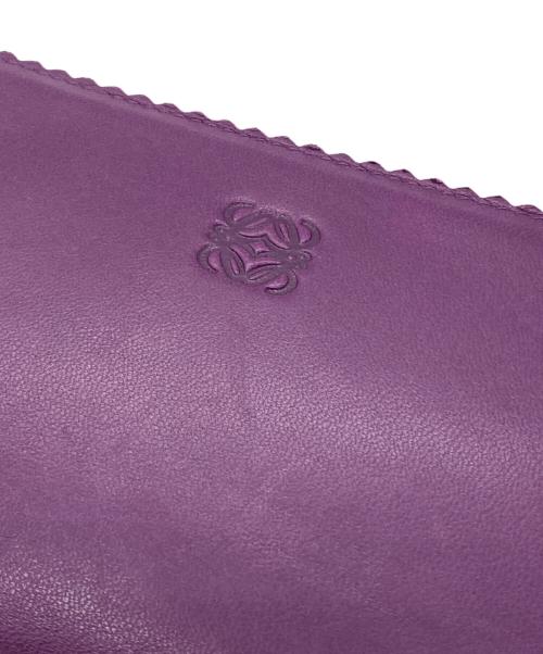 LOEWE（ロエベ）LOEWE (ロエベ) 長財布 パープルの古着・服飾アイテム