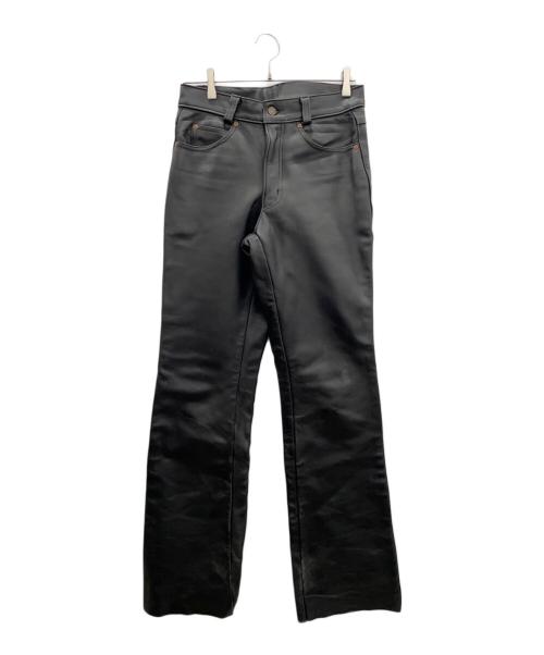 Schott（ショット）Schott (ショット) レザーパンツ ブラック サイズ:SIZE 30の古着・服飾アイテム