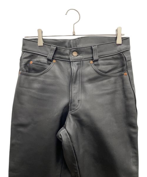 Schott（ショット）Schott (ショット) レザーパンツ ブラック サイズ:SIZE 30の古着・服飾アイテム