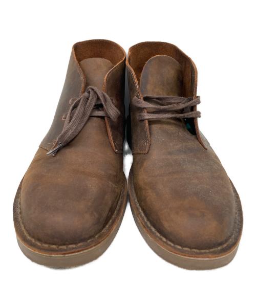 CLARKS ORIGINALS（クラークス オリジナルズ）CLARKS ORIGINALS (クラークス オリジナルズ) オイルレザーチャッカーブーツ ブラウン サイズ:27cmの古着・服飾アイテム