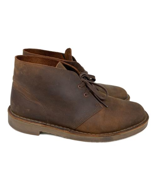 CLARKS ORIGINALS（クラークス オリジナルズ）CLARKS ORIGINALS (クラークス オリジナルズ) オイルレザーチャッカーブーツ ブラウン サイズ:27cmの古着・服飾アイテム