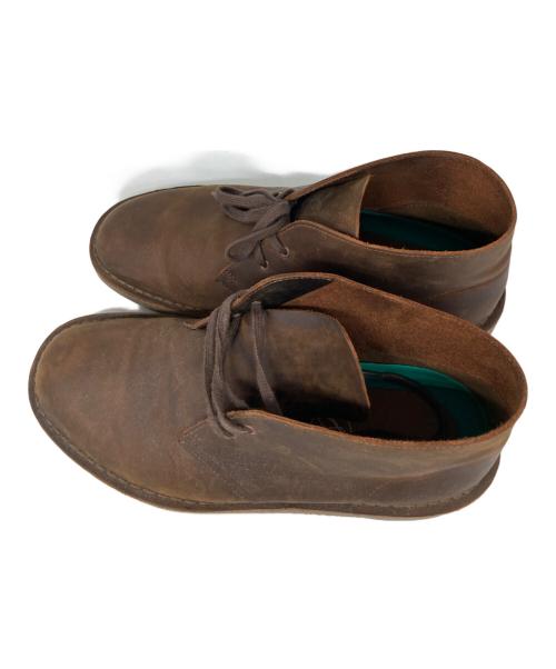 CLARKS ORIGINALS（クラークス オリジナルズ）CLARKS ORIGINALS (クラークス オリジナルズ) オイルレザーチャッカーブーツ ブラウン サイズ:27cmの古着・服飾アイテム