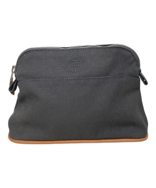 HERMES（エルメス）HERMES (エルメス) ボリードポーチ グレーの古着・服飾アイテム