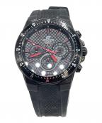 CASIOカシオ）の古着「クロノグラフ」｜ブラック レッド