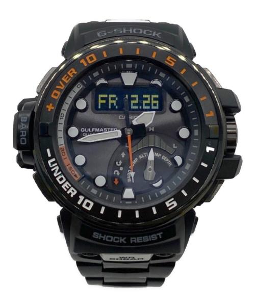 CASIO（カシオ）CASIO (カシオ) デジアナウォッチ ブラック×オレンジの古着・服飾アイテム