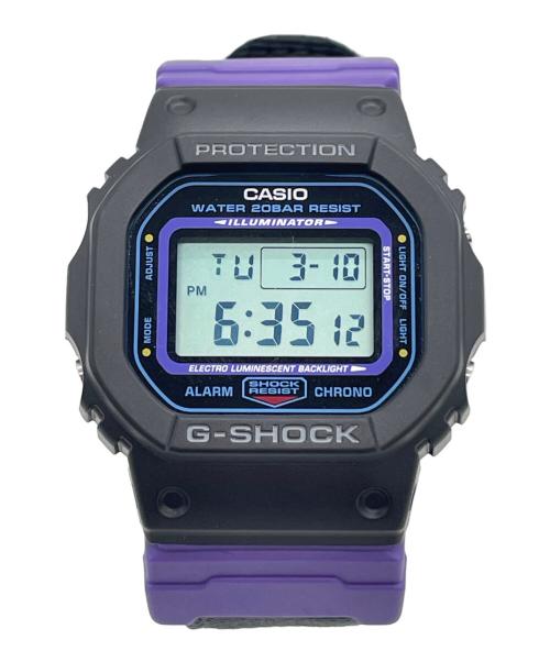 CASIO（カシオ）CASIO (カシオ) デジタルウォッチ ブラック パープルの古着・服飾アイテム