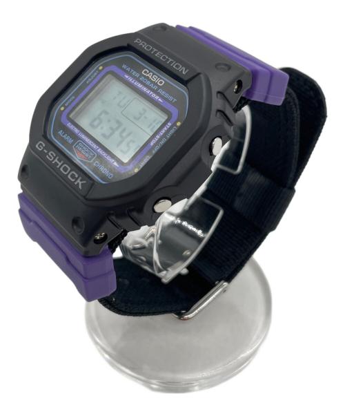 CASIO（カシオ）CASIO (カシオ) デジタルウォッチ ブラック パープルの古着・服飾アイテム