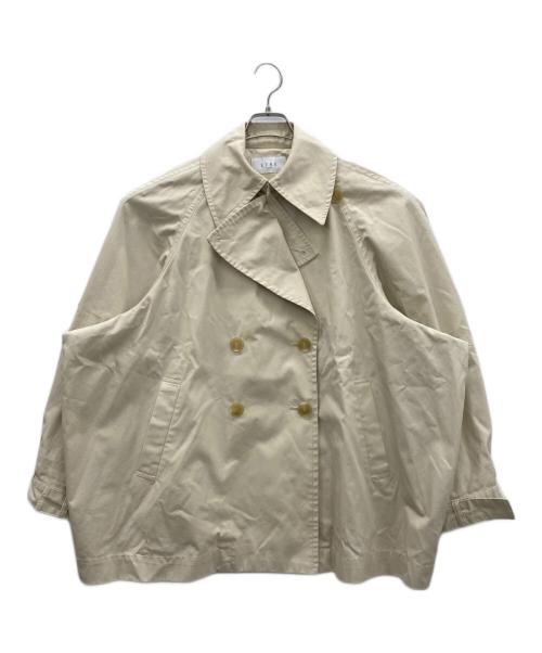 ETRE TOKYO（エトレトウキョウ）ETRE TOKYO (エトレトウキョウ) ショートトレンチコート アイボリー サイズ:Sの古着・服飾アイテム