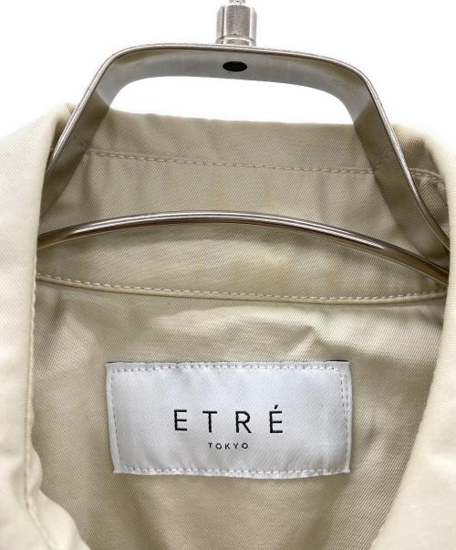 ETRE TOKYO（エトレトウキョウ）ETRE TOKYO (エトレトウキョウ) ショートトレンチコート アイボリー サイズ:Sの古着・服飾アイテム