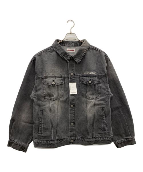 centimeter（センチメーター）centimeter (センチメーター) デニムジャケット グレー サイズ:XLの古着・服飾アイテム