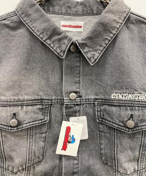 centimeter（センチメーター）centimeter (センチメーター) デニムジャケット グレー サイズ:XLの古着・服飾アイテム