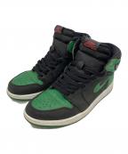NIKEナイキ）の古着「AIR JORDAN1 RETRO HIGH OG PINE GREEN」｜グリーン×ブラック