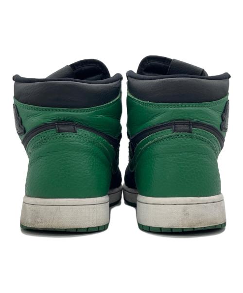 NIKE（ナイキ）NIKE (ナイキ) AIR JORDAN1 RETRO HIGH OG PINE GREEN グリーン×ブラック サイズ:UK9の古着・服飾アイテム